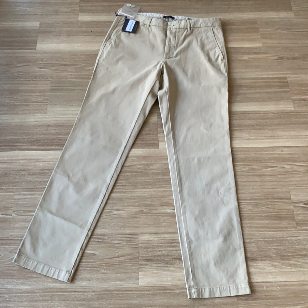 Scott Barber made Romania plain front fitted chino